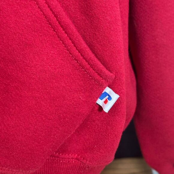 Y2K Russell Athletic University of Arkansas Razorbacks Hoodie - Picture 3 of 4